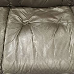 ★リユースのサカイ横浜南店★YM1703 NITORI 三人掛けソファ ダークブラウン W195×D86×H89 クリーニング済みの画像