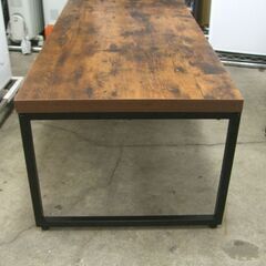 ニトリ センターテーブル 幅98cm ステイン9848 インダストリアルテイスト 木目調 ヴィンテージ調 ソファテーブル ローテーブル 家具 札幌市 白石区 東札幌の画像