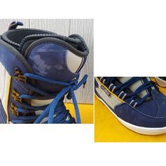 25.0㎝ スノーボードブーツ ATLANTIS ネイビー スノボ靴 スノボブーツ 紐タイプ 西岡店の画像