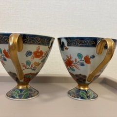 林九郎（りんくろう）のティーカップ2脚セットの画像
