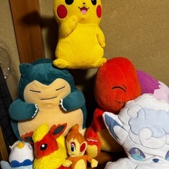ポケモンのぬいぐるみまとめて！の画像