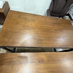 ウォールナット　デスク2台の画像