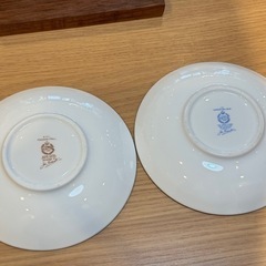 A7171【ミントン】ハドンホール グリーン ブルー ペア コーヒーカップ ソーサー キャンの画像