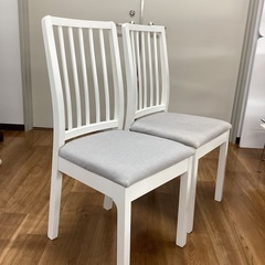 ダイニングチェア2脚セット【町田市再生家具】252619の画像