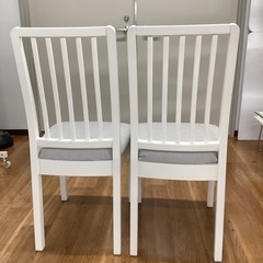 ダイニングチェア2脚セット【町田市再生家具】252619の画像