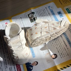 子供靴12cm オニツカタイガー&ニューバランス 2足の画像