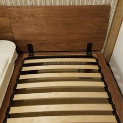 コアラマットレス・無印ベッドフレームセットの画像