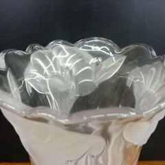 ☆曽我ガラス 花瓶 リリー フラワーベース 口径16.5cm 高さ24.6cm CONTEMPORARY GLASS COLLECTION LILY 花器 札幌市 豊平区 平岸店の画像