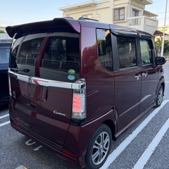 H26  ホンダN-BOXカスタム✨車検満タン🈵両側パワスラ🙆の画像