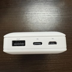 【新品未使用】10,000mAh モバイルバッテリーの画像