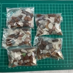 シーグラス　DIY 自由研究の画像