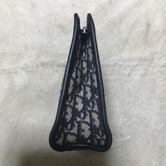 激レア オールド クリスチャンディオール トロッター クラッチバッグ ベージュ/ブルー ②の画像