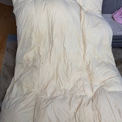 【受け渡し予定者決定
】羽毛布団の画像