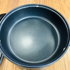 2WAYプレート　ホットプレート　鍋プレート　ホットプレートと鍋と2ウェイで使えます。の画像