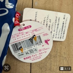 フード付き犬用　レインコートの画像