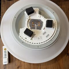 アイリスオーヤマ LEDシーリングライト 5.0 プレーン6畳調光 CL6D-5.0 リモコン付きの画像