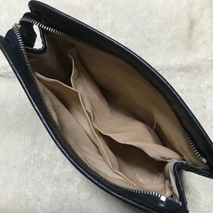 激レア オールド クリスチャンディオール トロッター クラッチバッグ ベージュ/ブルー ①の画像