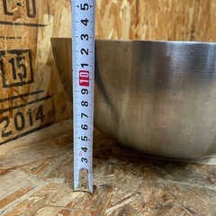 C(7746) イケア サービングボウル 28㎝ ボウル 2個セット ステンレス 調理器具 厨房用品 飲食店 店舗用 中古の画像