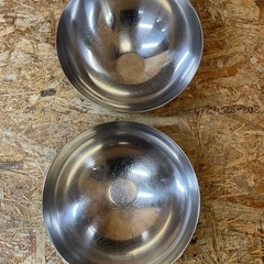 C(7746) イケア サービングボウル 28㎝ ボウル 2個セット ステンレス 調理器具 厨房用品 飲食店 店舗用 中古の画像