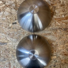 C(7746) イケア サービングボウル 28㎝ ボウル 2個セット ステンレス 調理器具 厨房用品 飲食店 店舗用 中古の画像