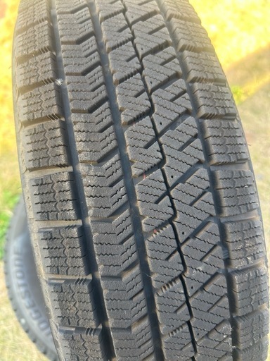 155/65R14 スタッドレス BS VRX2 23年製バリ山2本