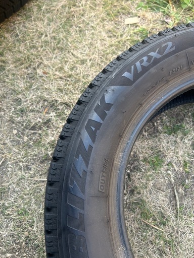 155/65R14 スタッドレス BS VRX2 23年製バリ山2本