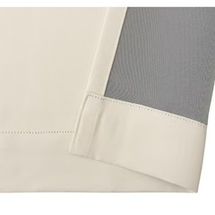 【美品】ニトリ　遮光1級・遮熱カーテン（無地・アイボリー）150×190×2の画像