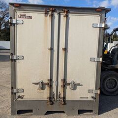 ♪八街A区SP59♪物置♪コンテナ♪スライドドア付♪アルミ冷蔵箱♪の画像