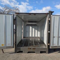 ♪八街A区SP59♪物置♪コンテナ♪スライドドア付♪アルミ冷蔵箱♪の画像