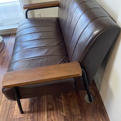 （お引き取り先決定済み）ニトリ 2人掛けソファ の画像