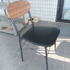 テーブル＋チェア 木目×ブラック **121105GEの画像