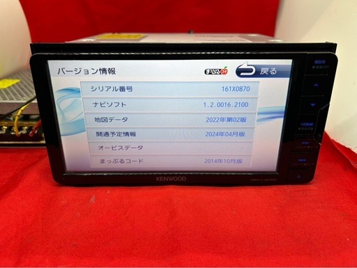 ⭐︎美品⭐︎ KENWOOD 2024年地図　MDV-L403W 新品バックカメラ付