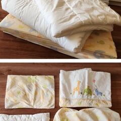 西川のベビー布団 セット7点(＋5点おまけ)の画像