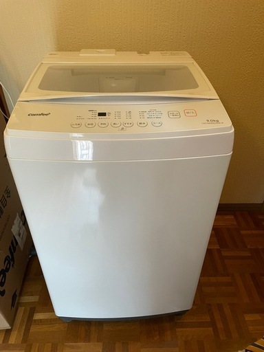 洗濯機　9kg  25年製　新品に近い