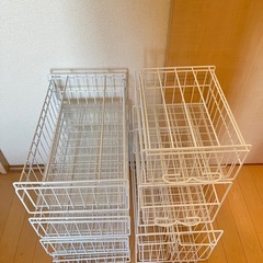 ワイヤーバスケット 収納カゴ 7つセットの画像