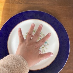 大皿　花柄の画像