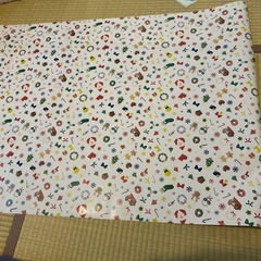 クリスマス　包装紙　シール　の画像