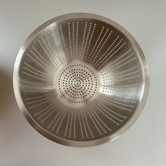 （お取引き終了）ホーロー鍋＆ステンレスザルの画像