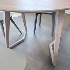 Ingenfinity SAMI - サミ　ラウンドダイニングテーブル　直径1mの画像