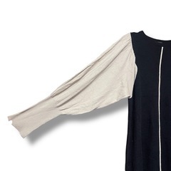 しまむら Rafraf ニットワンピース Lサイズの画像