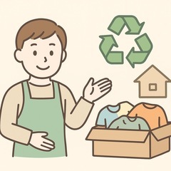 【無料】古着回収します｜地域で循環・エコ活動のお手伝い◎（…