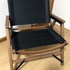 未使用　BUNDOK(バンドック) ロースタイル チェア ブラックBD-114  　アウトドアチェアの画像