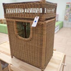 ランドリーバスケット（籐製）