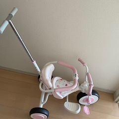 三輪車女の子用・ディズニー（未使用に近い）の画像