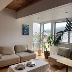 ソファー　オットマン付きの画像