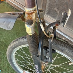 ギヤ付き折りたたみ自転車の画像