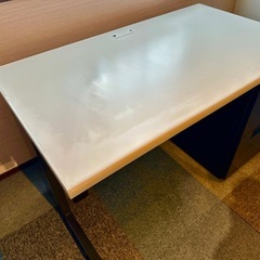 PLUS製片袖スチールデスク2015年製120×70の画像