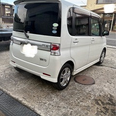 ダイハツ　タントカスタム　2WD ナビ　ピラーレスパワースライドドア　車検令和9年12月の画像