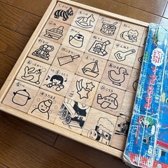 トーマス　木製積み木の画像