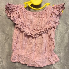 アプレレクール ディズニー アリエル オフショルブラウス 100の画像